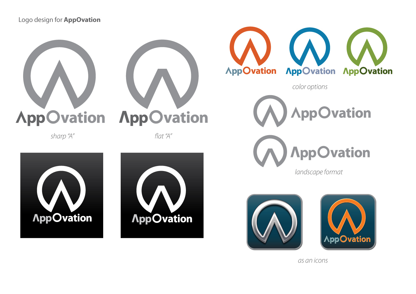 Logo Design by Alan Lee for AppOvation | Design: #11306