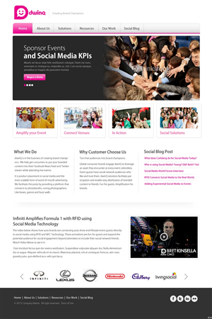 Design Wordpress par pb pour ODIN technologies | Design : #1758442