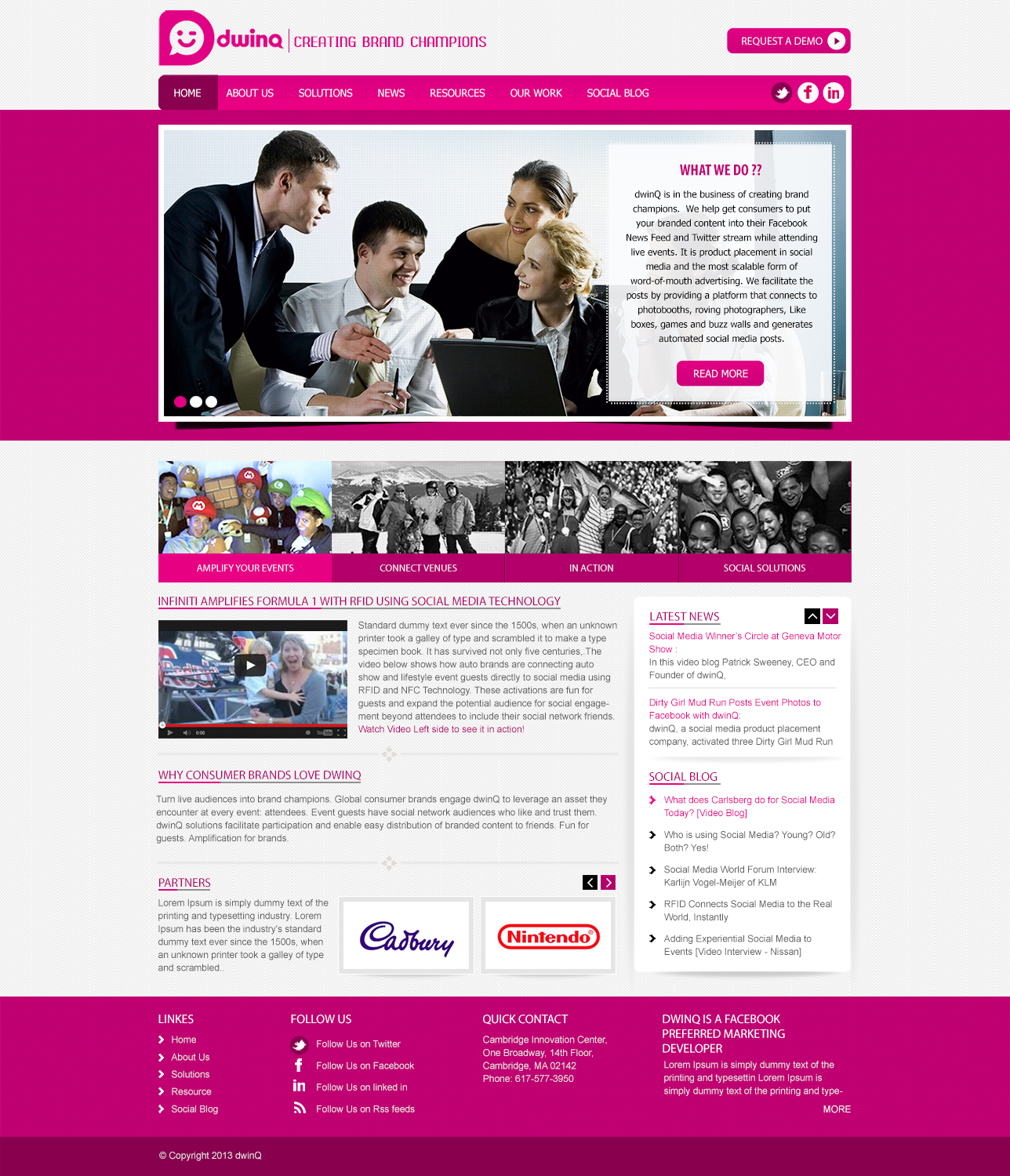 Design Wordpress par Empireweb pour ODIN technologies | Design #1772114