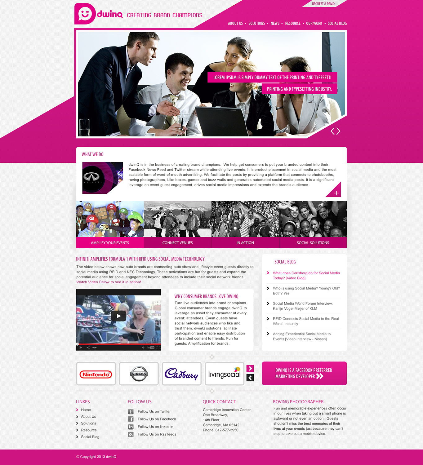 Wordpress Design by Empireweb for ODIN technologies | Design #1773595