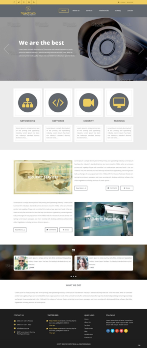 Web Design by pb for this project | Design: #6804532