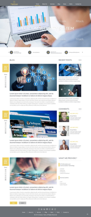 Web Design by pb for this project | Design: #6804534