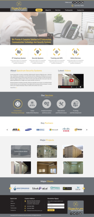 Web Design by Sbss for this project | Design: #6786401