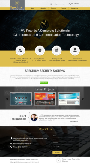 Web Design by Sbss for this project | Design: #6786406