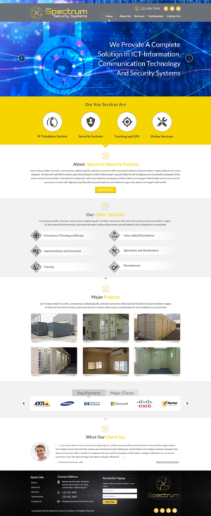 Web Design by Sbss for this project | Design: #6786408