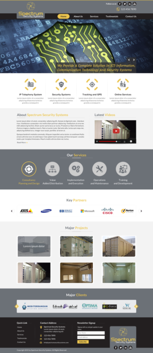 Web Design by Sbss for this project | Design: #6786409