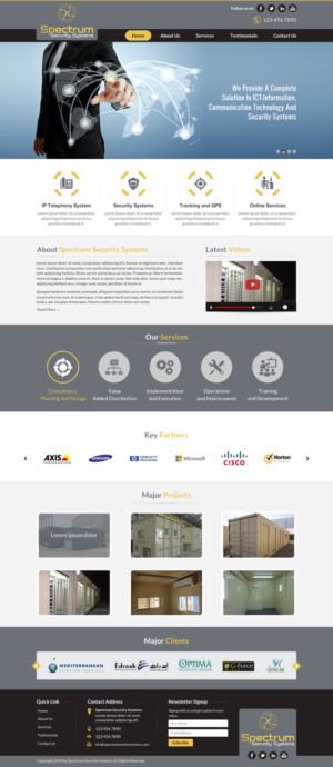 Web Design by Sbss for this project | Design: #6786411