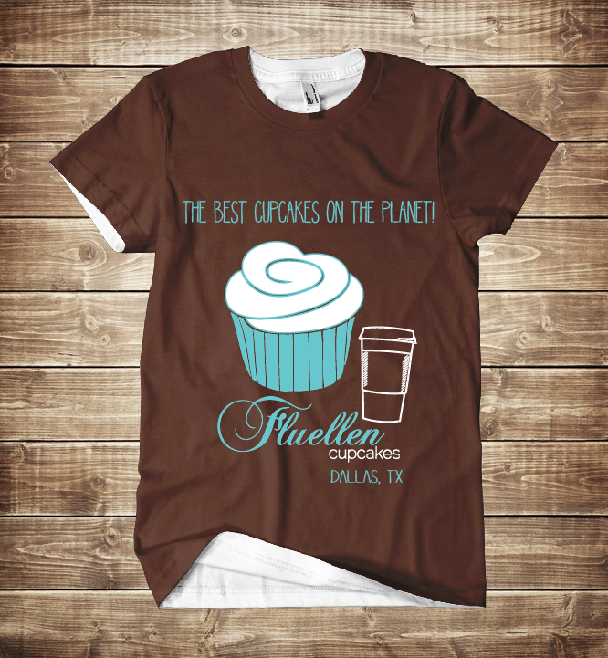 T-shirt Design by Kburks for Fluellen Cupcakes | Design #1787568