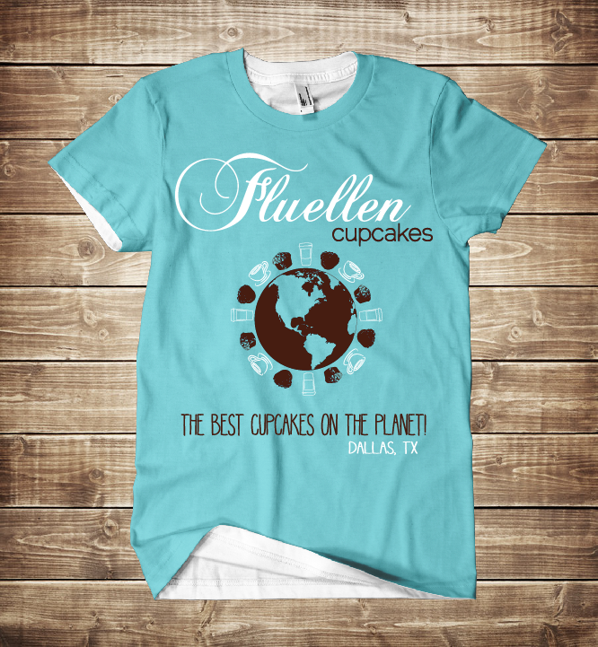 T-shirt Design by Kburks for Fluellen Cupcakes | Design #1801731