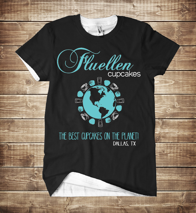Diseño de Camiseta por Kburks para Fluellen Cupcakes | Diseño #1801734