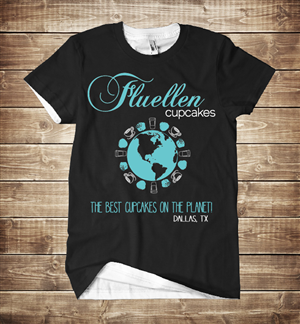 Design de T-shirt par Kburks pour Fluellen Cupcakes | Design : #1801734