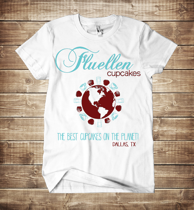 T-shirt Design by Kburks for Fluellen Cupcakes | Design #1801738