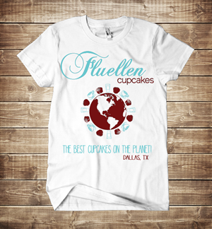 Design de T-shirt par Kburks pour Fluellen Cupcakes | Design : #1801738