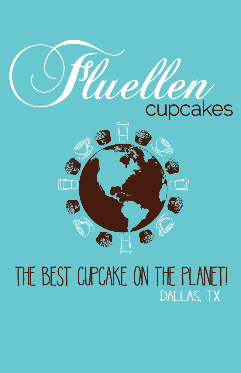 T-shirt Design by Kburks for Fluellen Cupcakes | Design #1802270