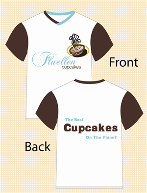 T-shirt Design by Faizan Ahmed for Fluellen Cupcakes | Design: #1785608