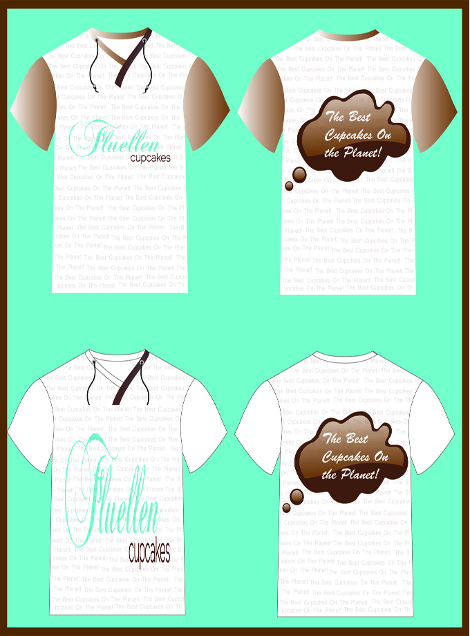 T-shirt Design by Faizan Ahmed for Fluellen Cupcakes | Design #1791107