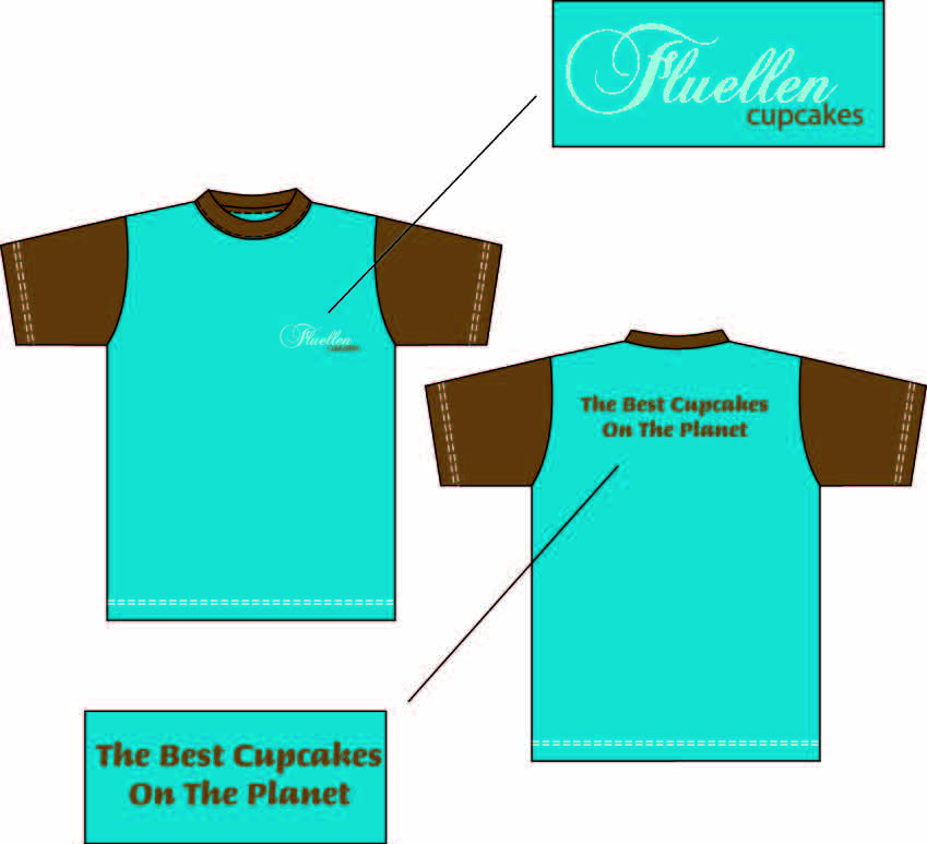 T-Shirt-Design von As Printing für Fluellen Cupcakes | Design #1792973