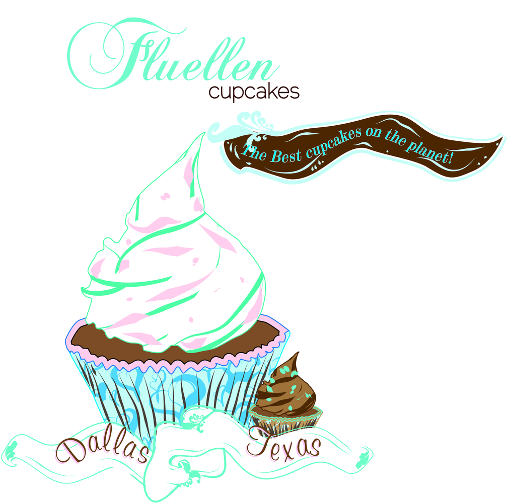 T-shirt Design by -SLACKER- for Fluellen Cupcakes | Design #1756082