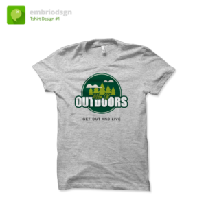 T-shirt Design by embriodsgn