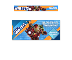 Banner Ad Design by Creativo for WWe Toys | Design: #6865466