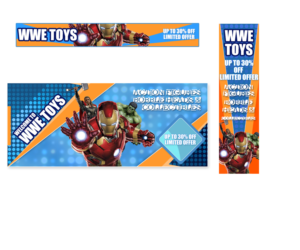 Banner Ad Design by Creativo for WWe Toys | Design: #6867507