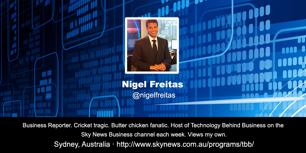 Diseño de Twitter por jasmine para Nigel Freitas | Diseño #1794808