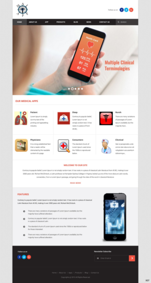 Web Design by pb for MhealthAZ | Design: #6809044