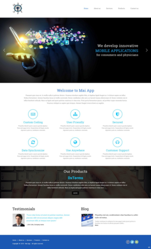 Web Design by pb for MhealthAZ | Design: #6809048