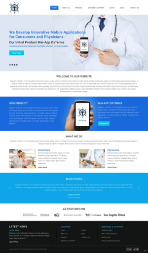 Web Design by pb for MhealthAZ | Design: #6809049