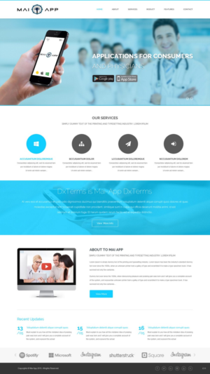 Web Design by pb for MhealthAZ | Design: #6864273