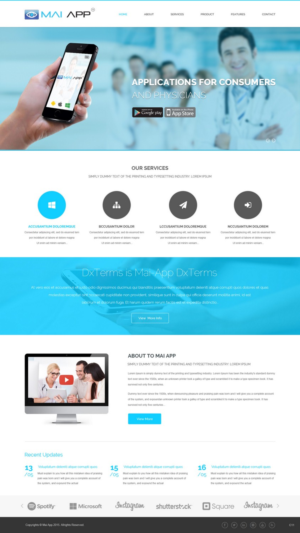 Web Design by pb for MhealthAZ | Design: #6873322