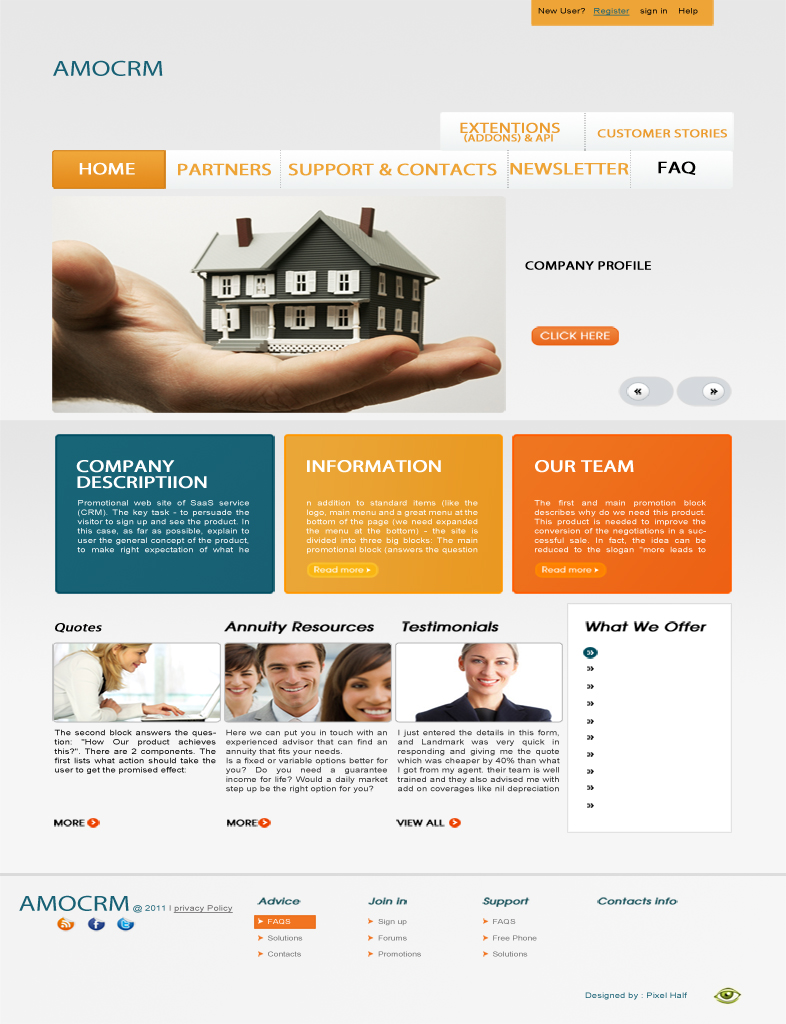 Web Design par iiipixels pour ce projet | Design #366063