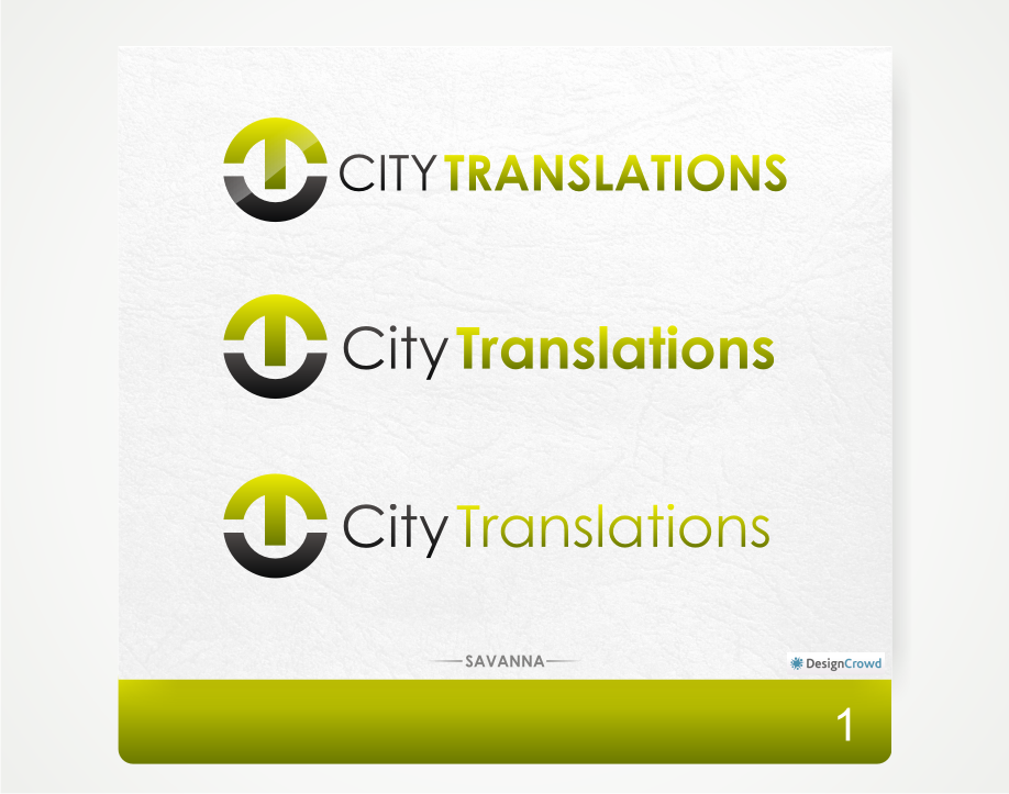 Logo-Design von Savana für City Translations Ltd | Design #1776072