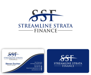 Design de Carte de Visite par Sarah Graphic pour Streamline Strata Finance Pty Limited | Design : #6808879