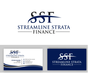 Design de Carte de Visite par Sarah Graphic pour Streamline Strata Finance Pty Limited | Design : #6808938