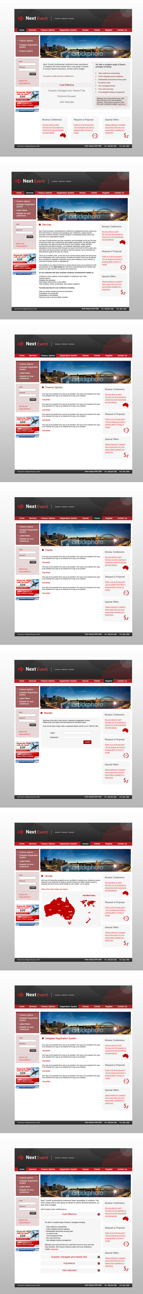 Web Design par riki pour Next Event | Design #11814