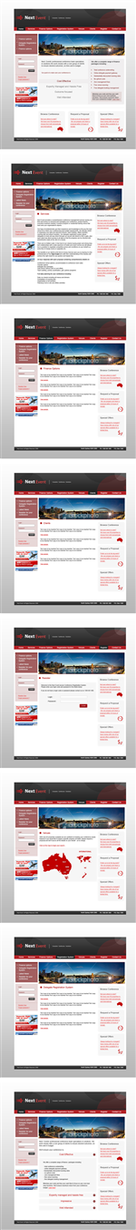 Web Design par riki pour Next Event | Design : #11814