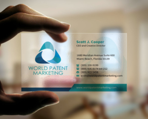 Business Card Design by INDIAN_Ashok for Desa Industries, Inc. D/B/A World Patent Marketing | Design: #6803399