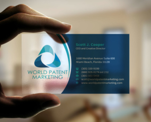 Business Card Design by INDIAN_Ashok for Desa Industries, Inc. D/B/A World Patent Marketing | Design: #6803402