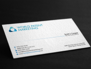 Design de Carte de Visite par premnice pour Desa Industries, Inc. D/B/A World Patent Marketing | Design : #6836544