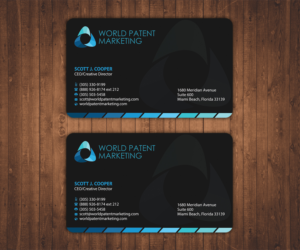 Design de Carte de Visite par Stylez Designz pour Desa Industries, Inc. D/B/A World Patent Marketing | Design : #6842593