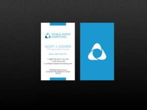 Business Card Design by Creations Box 2015 for Desa Industries, Inc. D/B/A World Patent Marketing | Design: #6803834