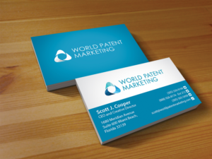 Business Card Design by Creations Box 2015 for Desa Industries, Inc. D/B/A World Patent Marketing | Design: #6803867