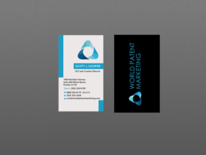 Business Card Design by Creations Box 2015 for Desa Industries, Inc. D/B/A World Patent Marketing | Design: #6803869