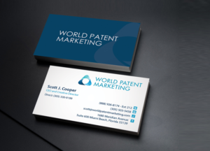 Business Card Design by Creations Box 2015 for Desa Industries, Inc. D/B/A World Patent Marketing | Design: #6803870
