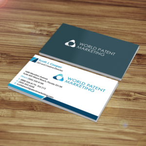 Business Card Design by Creations Box 2015 for Desa Industries, Inc. D/B/A World Patent Marketing | Design: #6803875