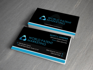 Business Card Design by Creations Box 2015 for Desa Industries, Inc. D/B/A World Patent Marketing | Design: #6803876