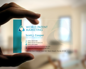 Design de Carte de Visite par HSYDESIGNER pour Desa Industries, Inc. D/B/A World Patent Marketing | Design : #6814366