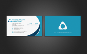 Business Card Design by chandrayaan.creative for Desa Industries, Inc. D/B/A World Patent Marketing | Design: #6802104