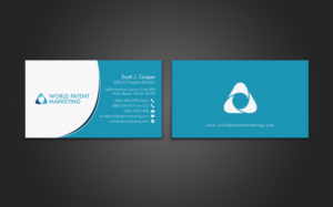 Business Card Design by chandrayaan.creative for Desa Industries, Inc. D/B/A World Patent Marketing | Design: #6802105